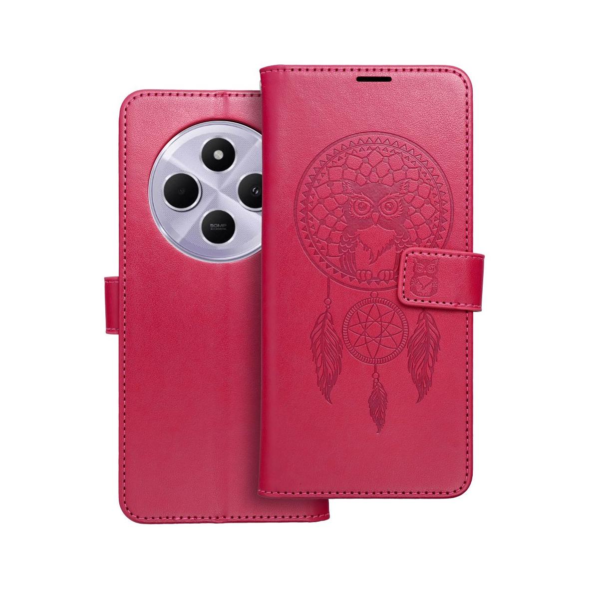 Etui z klapką Mezzo Book na Xiaomi Redmi 14C łapacz snów magenta