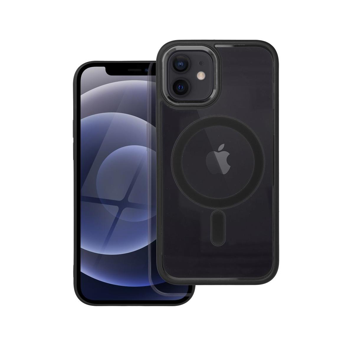 Futerał do iPhone 12 / 12 PRO Color Edge Mag Cover zgodny z MagSafe czarny