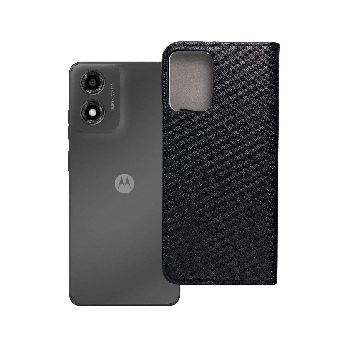 Kabura SMART CASE Book do MOTOROLA E14 czarny