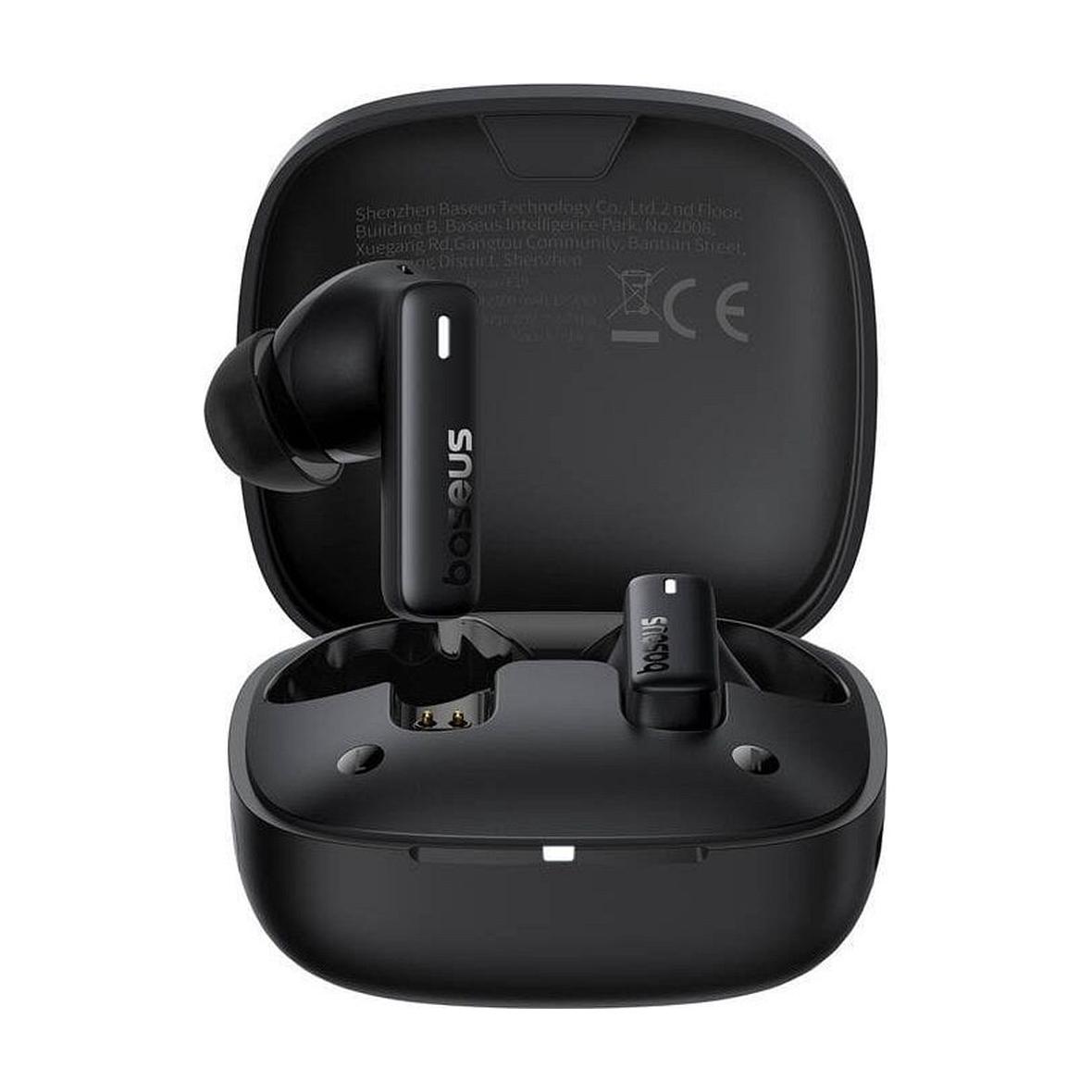 BASEUS słuchawki bezprzewodowe bluetooth TWS E19 czarne