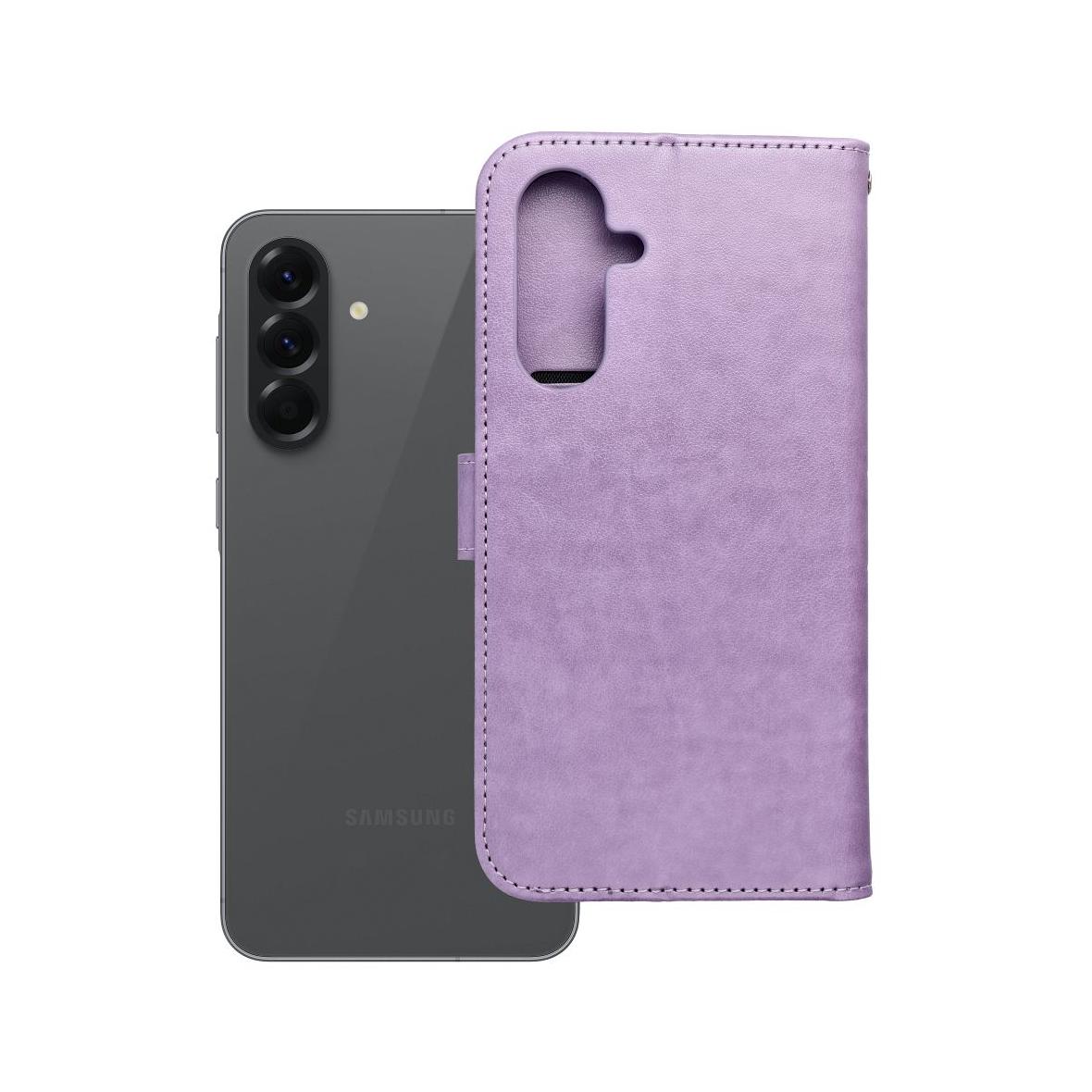 Etui z klapką na Samsung A56 5G Mezzo Book mandala fioletowe