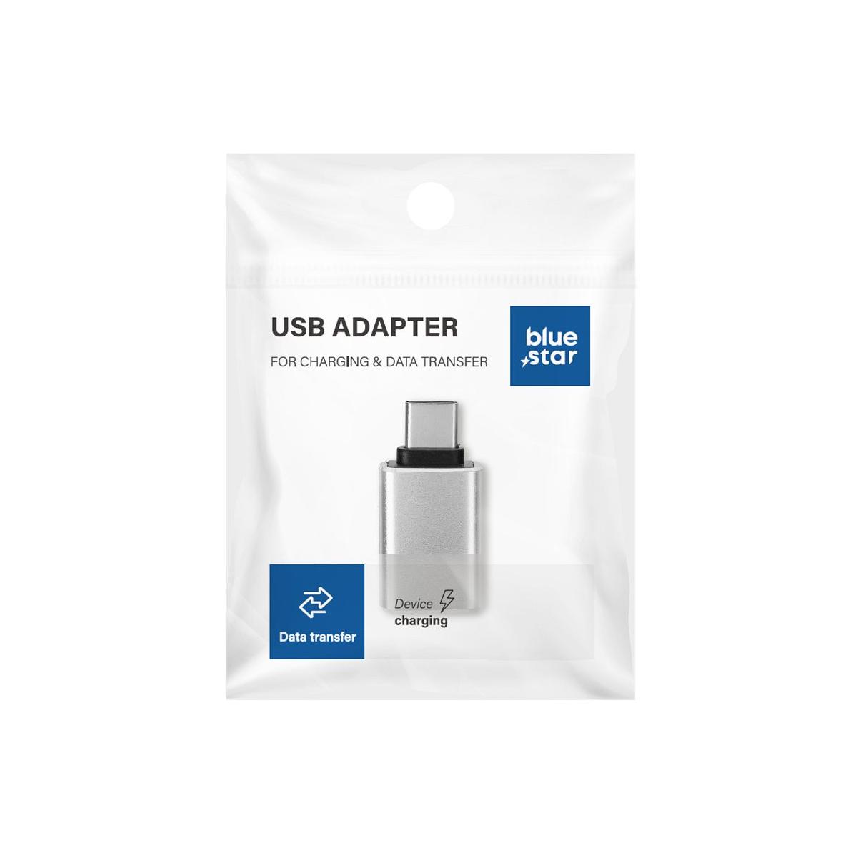 Adapter USB A 3.0 do USB C Blue Star biały
