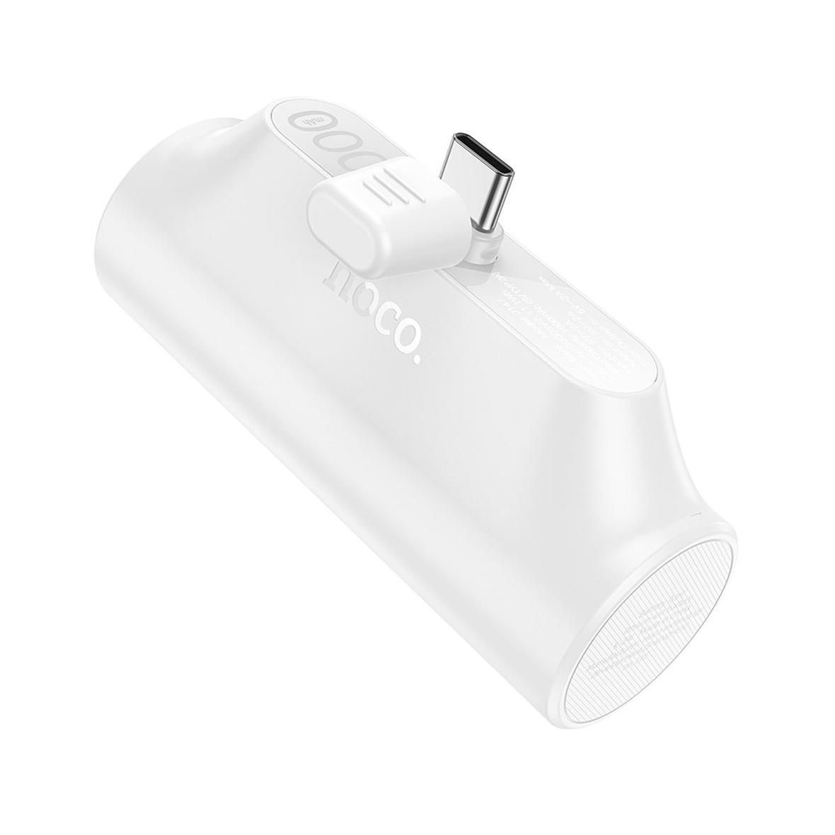 Powerbank Hoco 3000 mAh z wbudowanym złączem USB C J147 biały