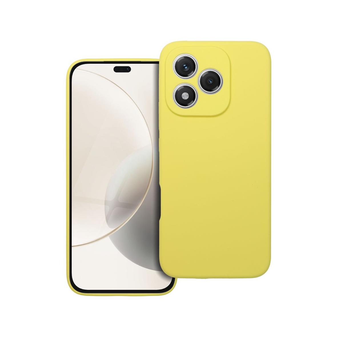 Futerał do Honor 400 LITE Silicone 2mm żółty