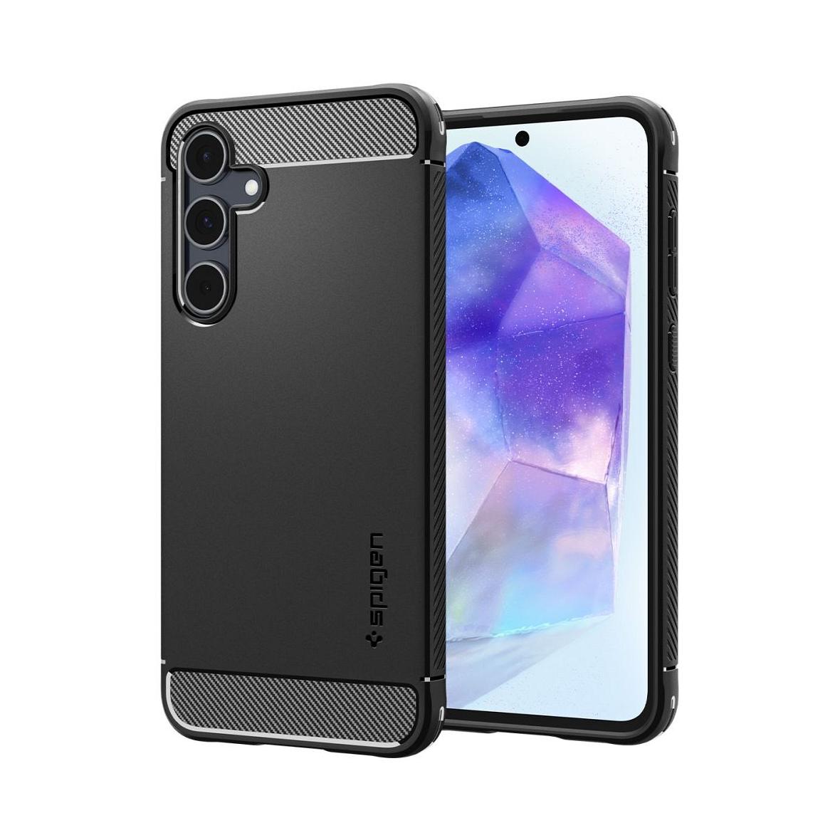 SPIGEN futerał RUGGED ARMOR do SAMSUNG A55 5G matte black