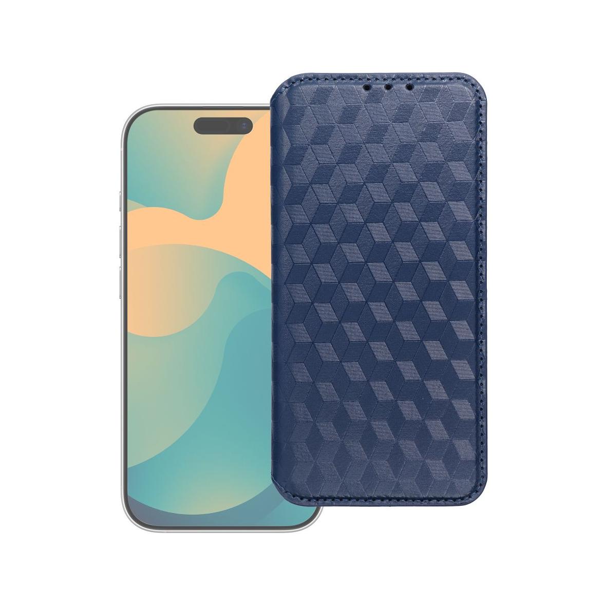 Etui z klapką na Samsung S26 ULTRA Cubic Book niebieskie