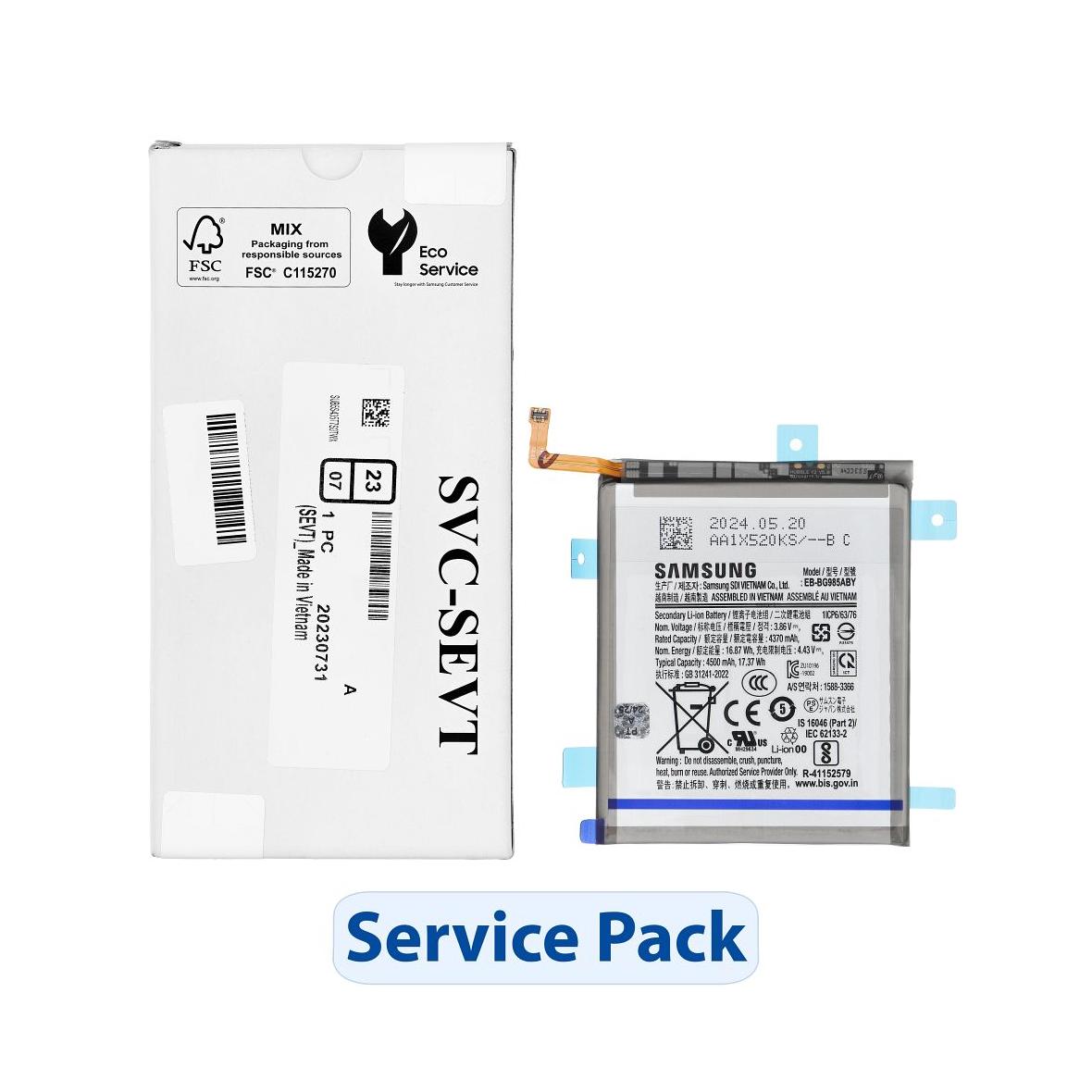 ServicePack Bateria EB-BG985ABY do SAMSUNG S20 Plus G985/G986 GH82-22133A