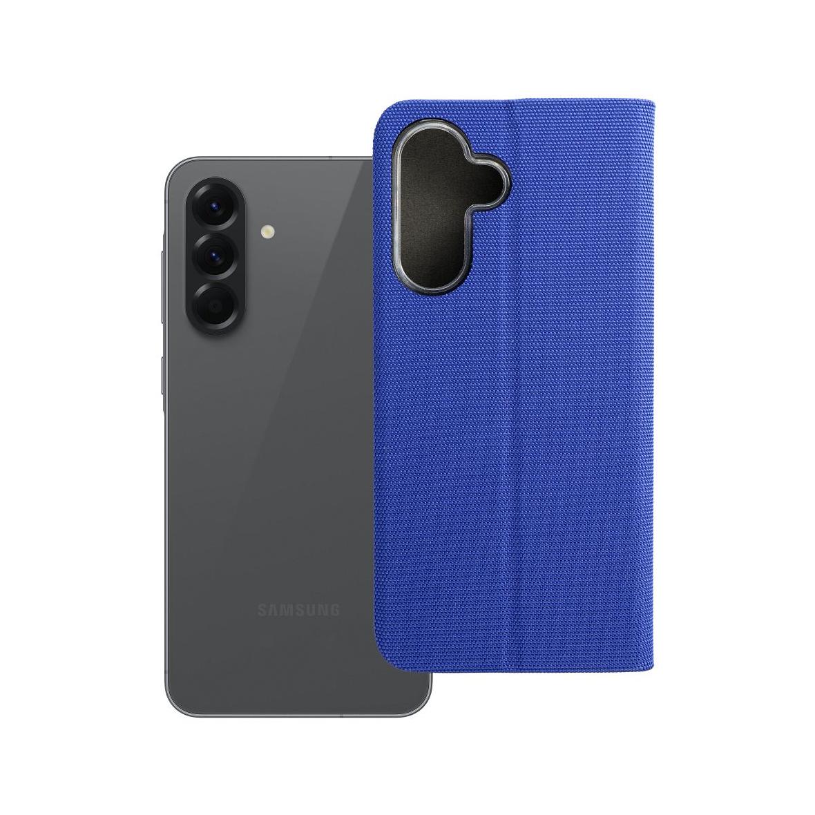Etui z klapką na Samsung A56 5G Sensitive Book niebieskie