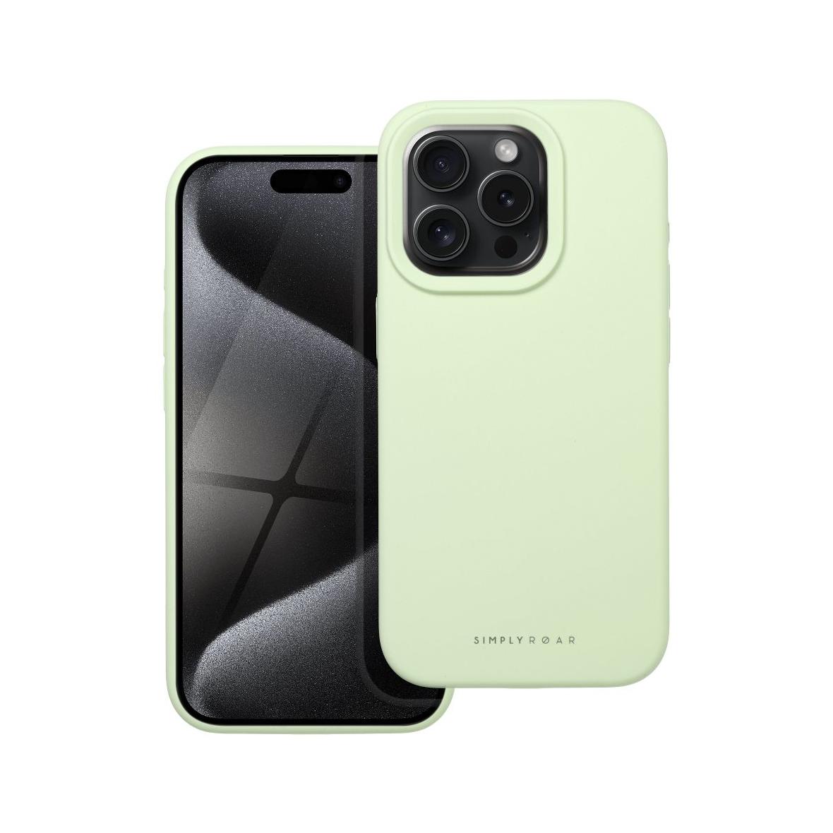 ROAR futerał CLOUD SKIN do IPHONE 15 Pro Jasnozielony