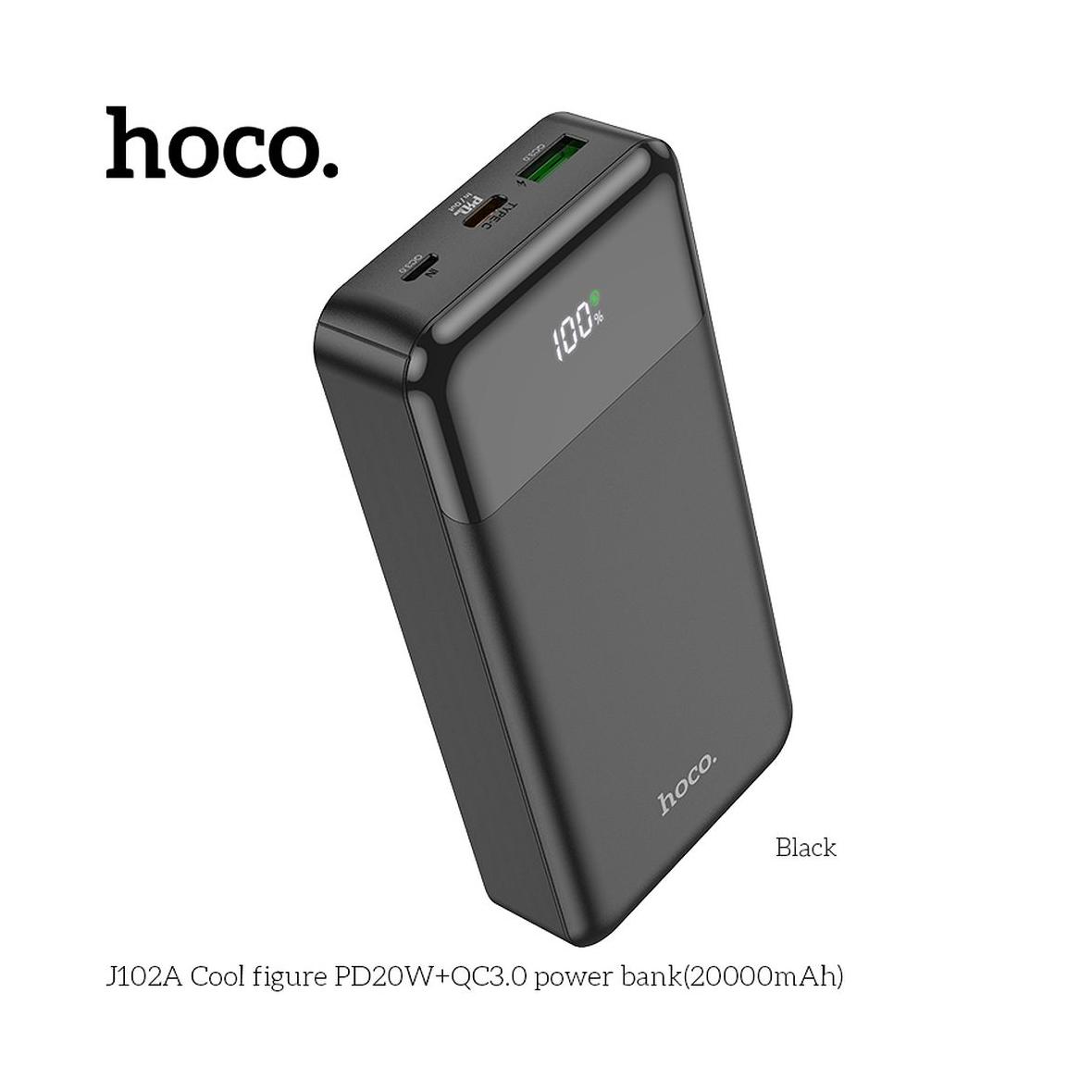 Powerbank Hoco 20000 mAh QC3.0 PD 3A 20W J102A czarny