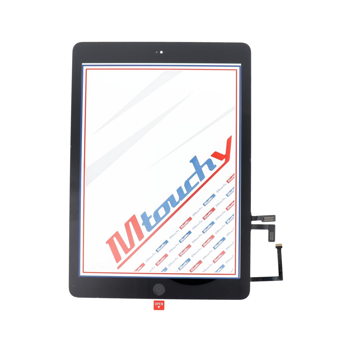 MUSTTBY Ekran dotykowy + taśma klejąca + Home do iPAD Air1 (czarny)
