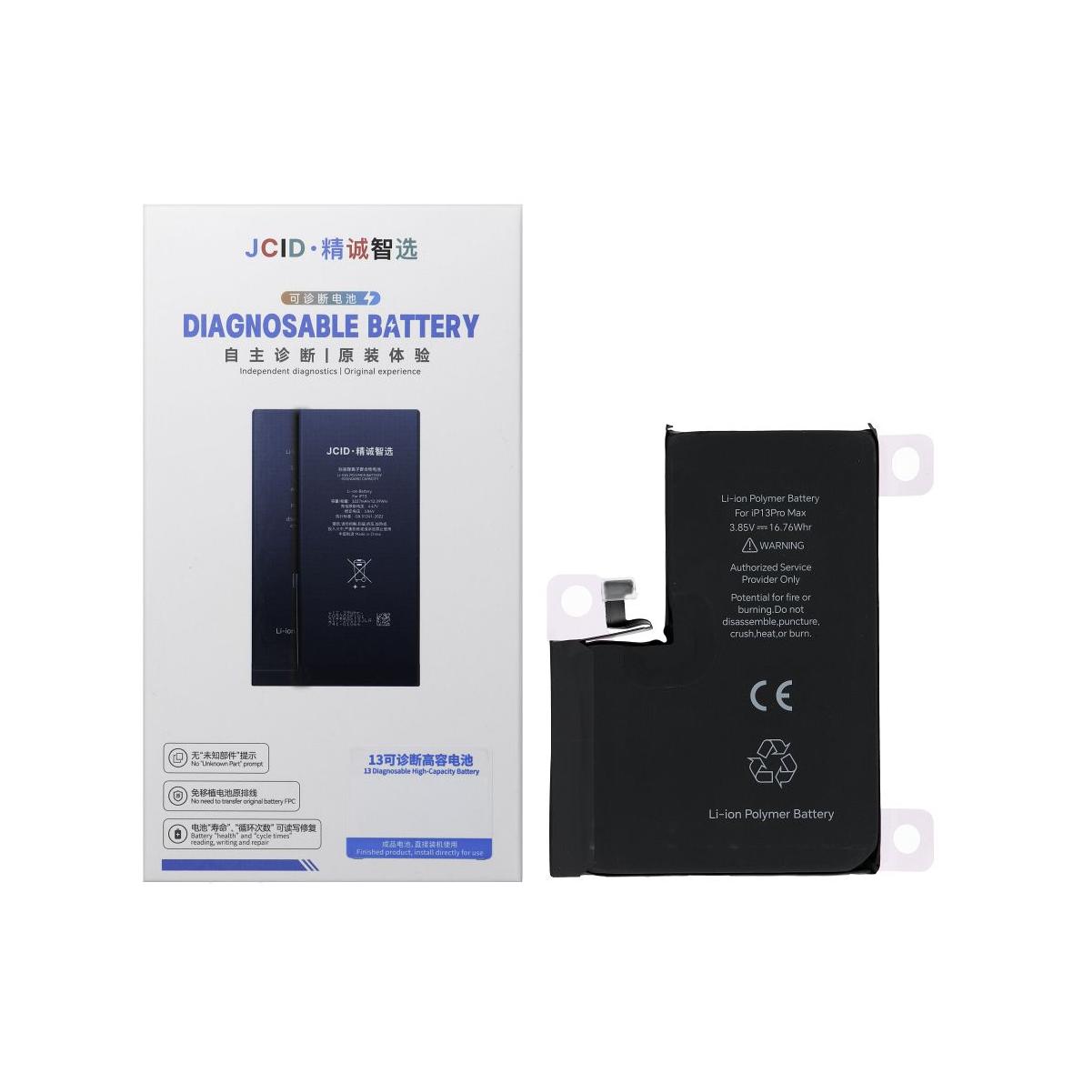 JCID Bateria z możliwością przypisania jako USED do iPhone 13 Pro Max 4352 mAh (standardowa pojemnosc)