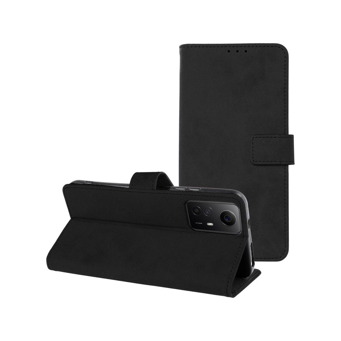 Etui z klapką na Xiaomi Redmi NOTE 12S Tender Book czarne
