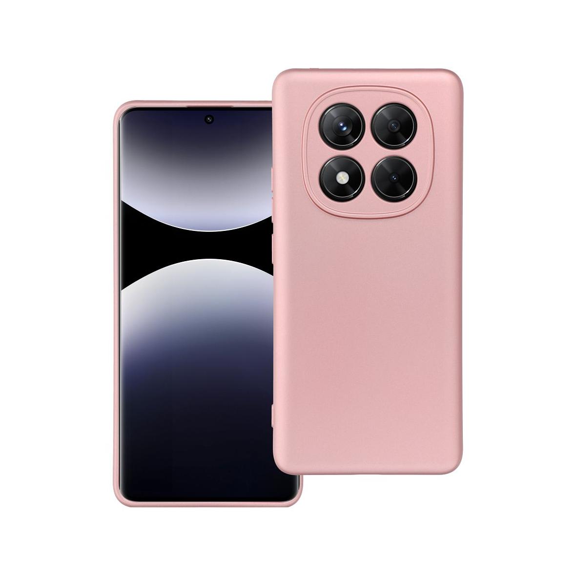 Futerał do Xiaomi Redmi Note 14 PRO 5G Metallic różowy