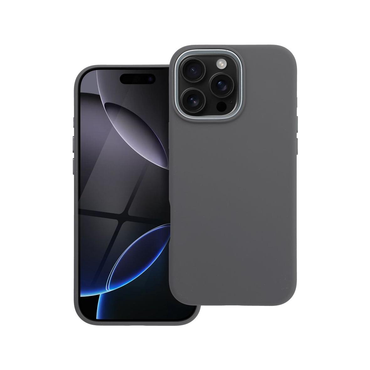 Etui na iPhone 16 PRO MAX Forcell F-Protect Frame Premium zgodny z MagSafe szary 0INT