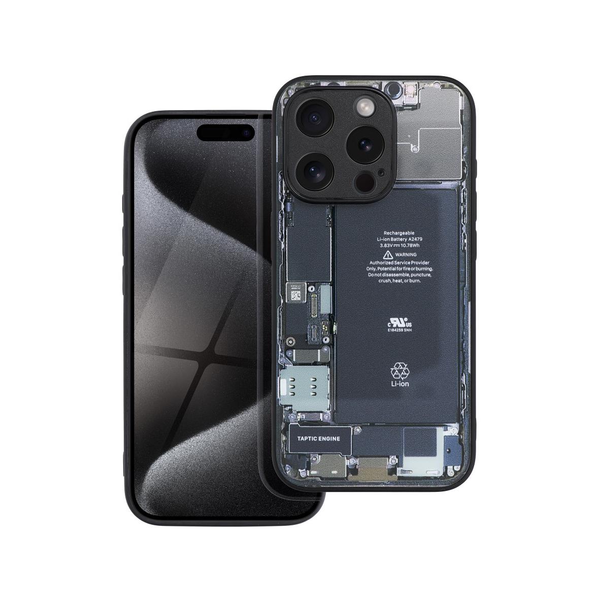 Futerał do iPhone 12 Tech wzór 2