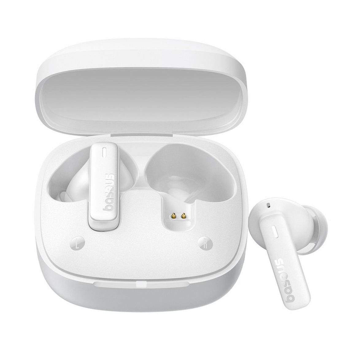 BASEUS słuchawki bezprzewodowe bluetooth TWS E19 białe