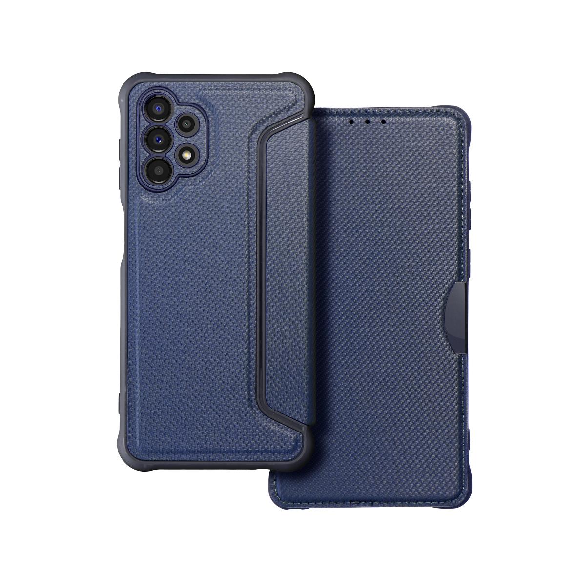 Etui z klapką na Samsung A13 4G Razor Book niebieskie