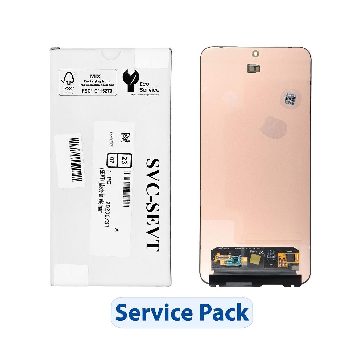 ServicePack Wyświetlacz LCD Samsung S25 FE S731B GH82-38423A bez ramki