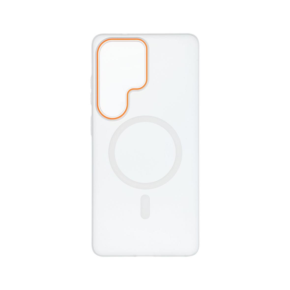 Futerał do Samsung S26 ULTRA Go Orange zgodny z MagSafe transparentny