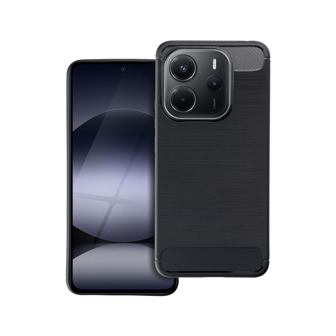 Futerał do Xiaomi Redmi Note 14 4G (GLOBAL - 164,84mm x 78,15mm x 8,16mm) Carbon czarny