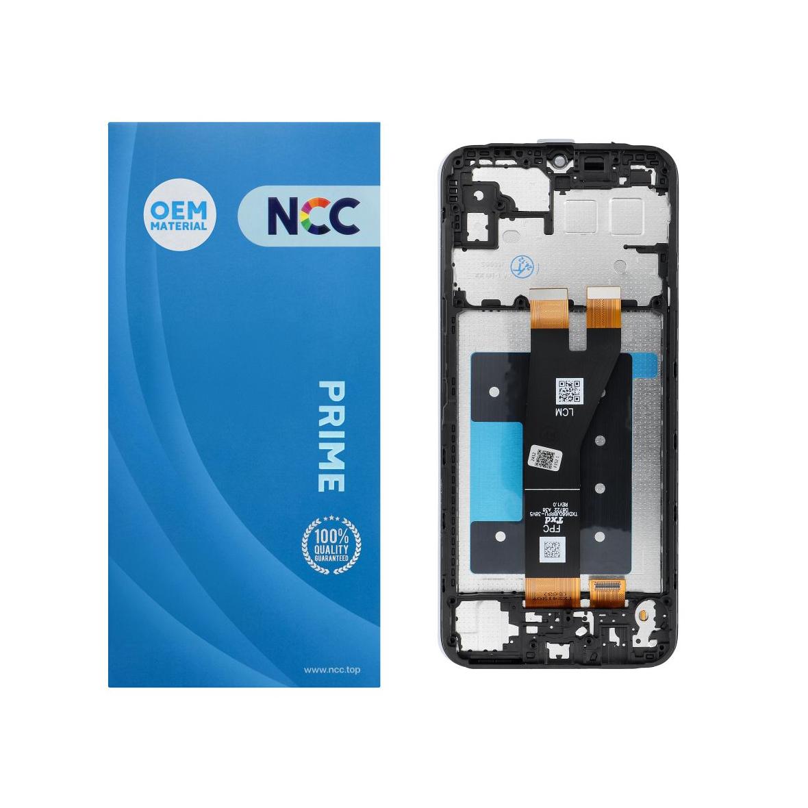 NCC Wyświetlacz LCD do SAMSUNG A14 5G A146 P/U OEM z ramką