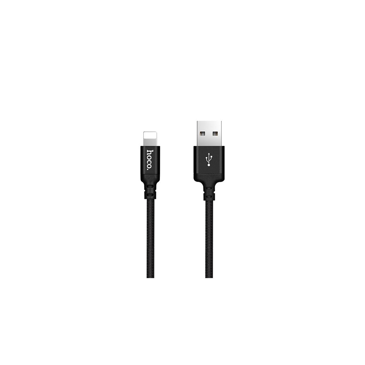 Kabel USB A do Lightning Hoco 2A 2 m X14 czarny