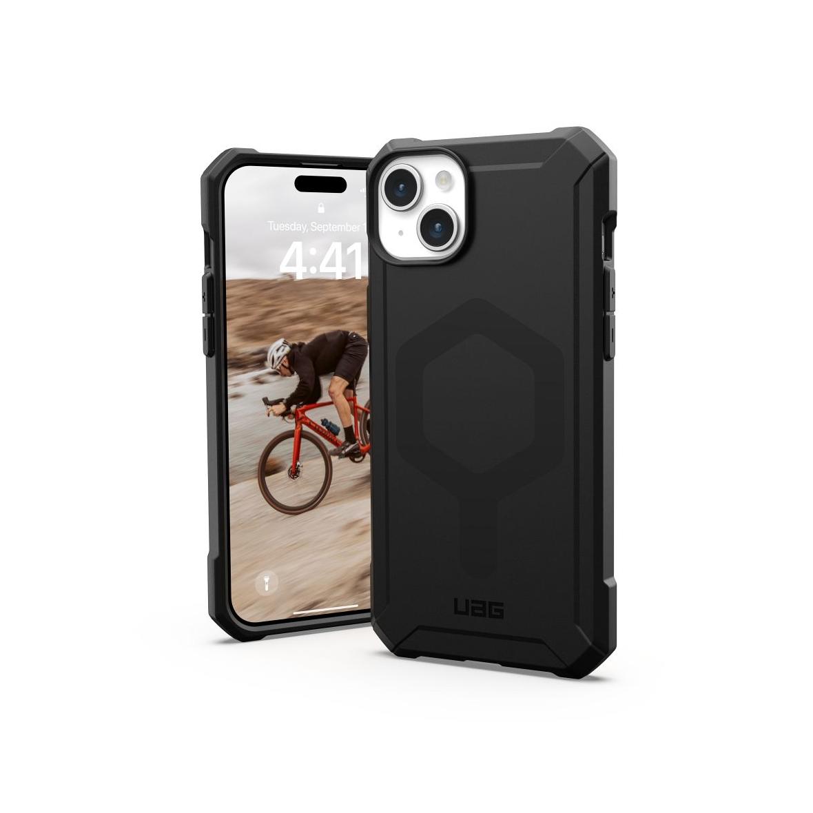 UAG Urban Armor Gear futerał ESSENTIAL kompatybilny z MagSafe do IPHONE 15 Plus black