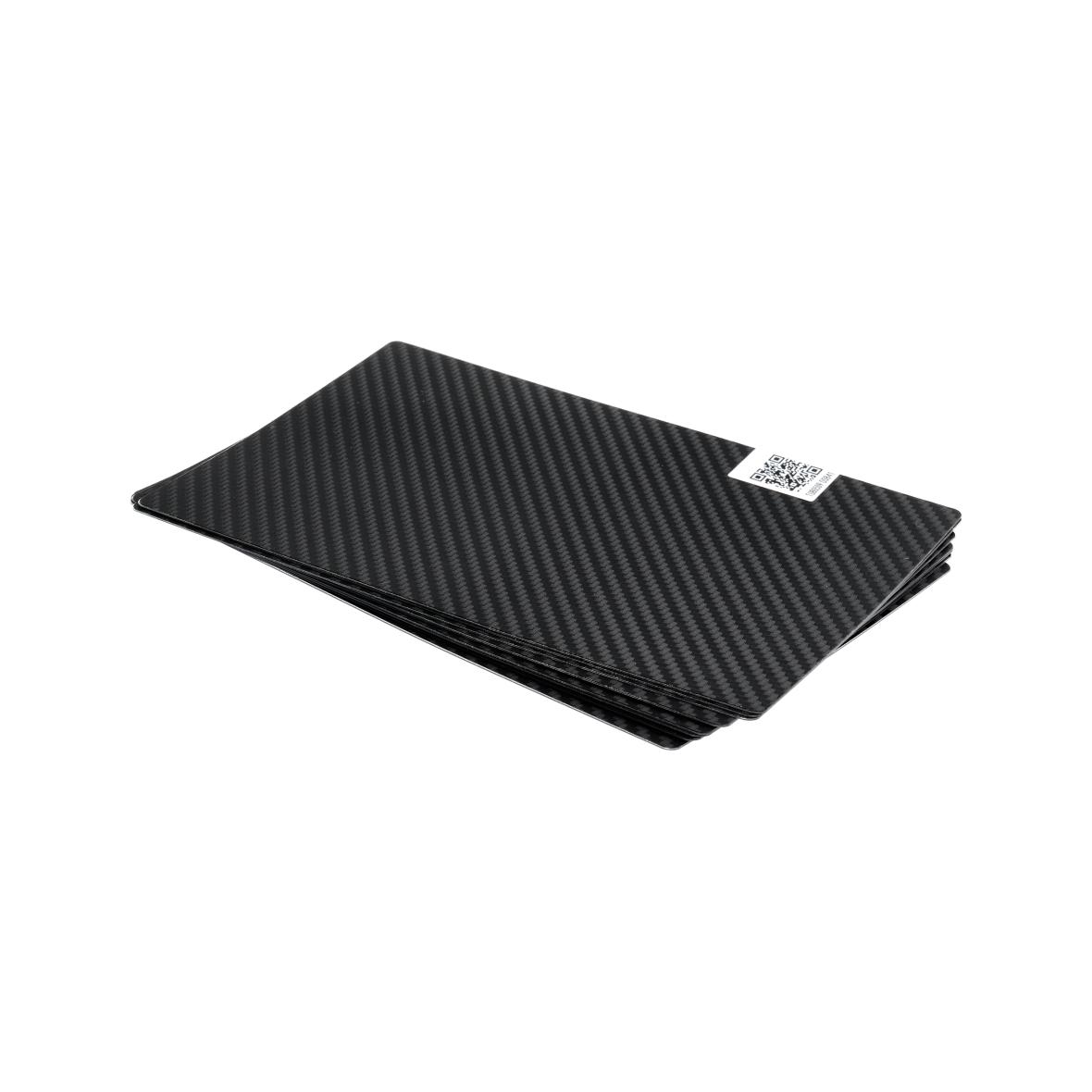 Folia do cięcia do plotera na tył telefonu 180 x 120 mm 10 sztuk - carbon