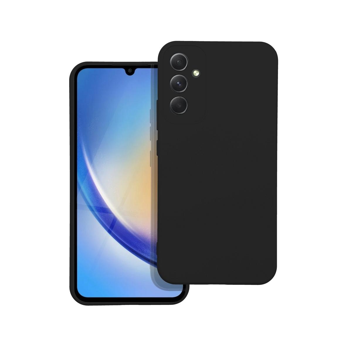 Futerał do Samsung A34 5G Silicone czarny