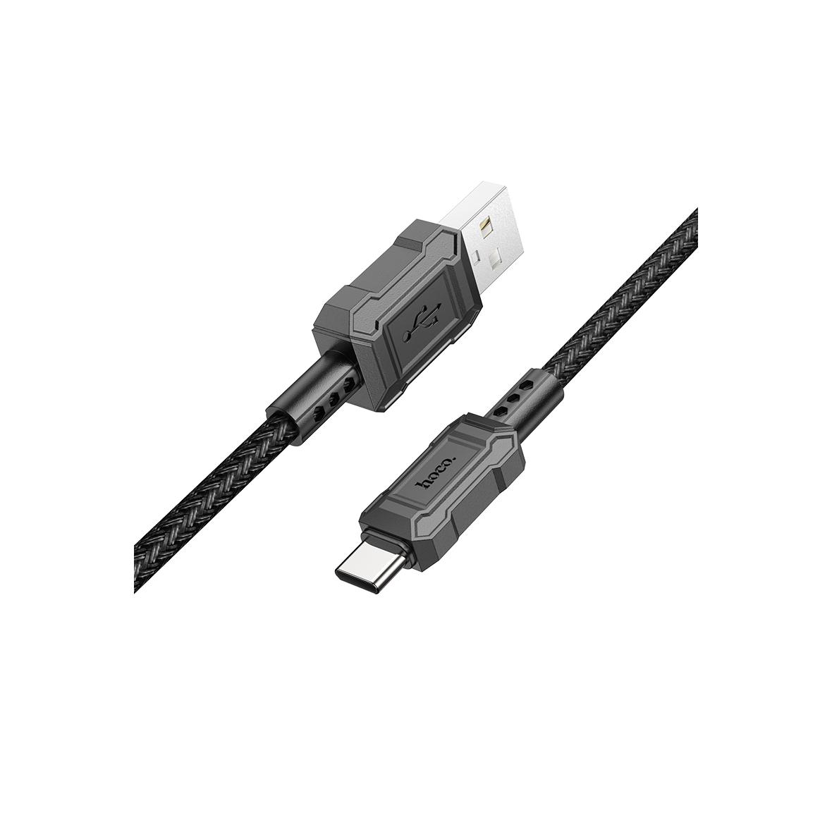 Kabel USB A do USB C Hoco 3A 1 m X94 czarny