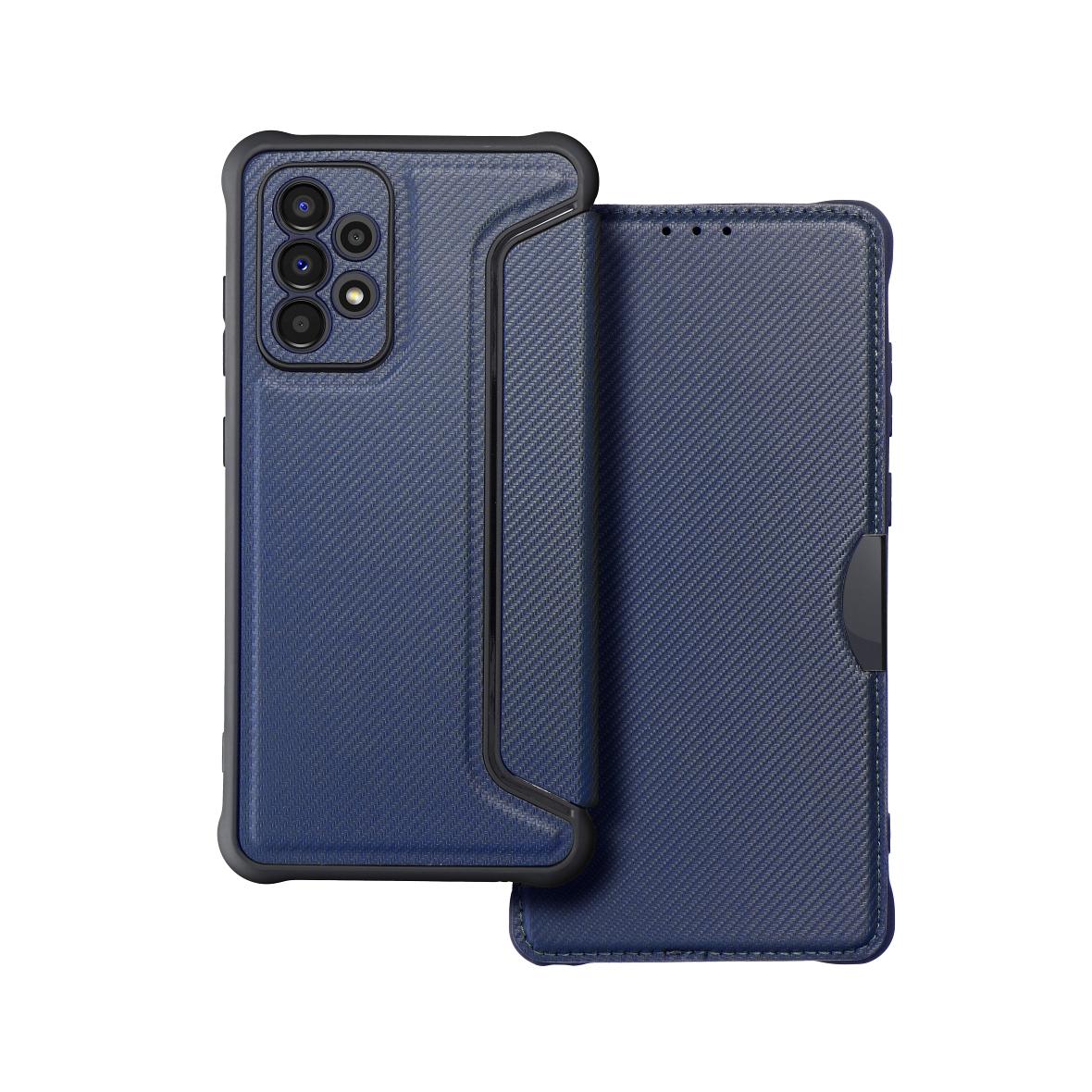 Etui z klapką na Samsung A52 5G / A52 LTE ( 4G ) / A52s 5G Razor Book niebieskie