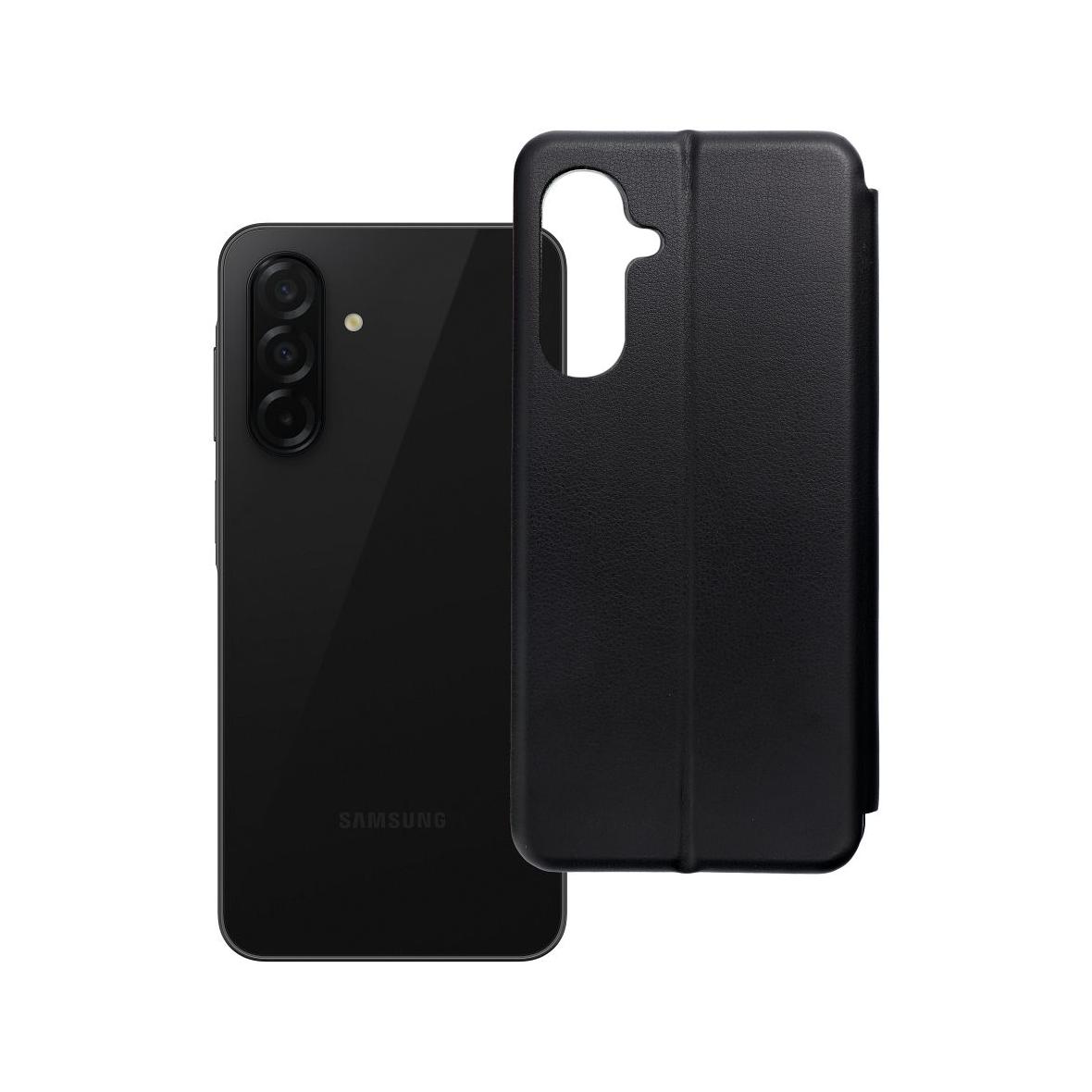 Etui z klapką na Samsung A26 Elegance Book czarne