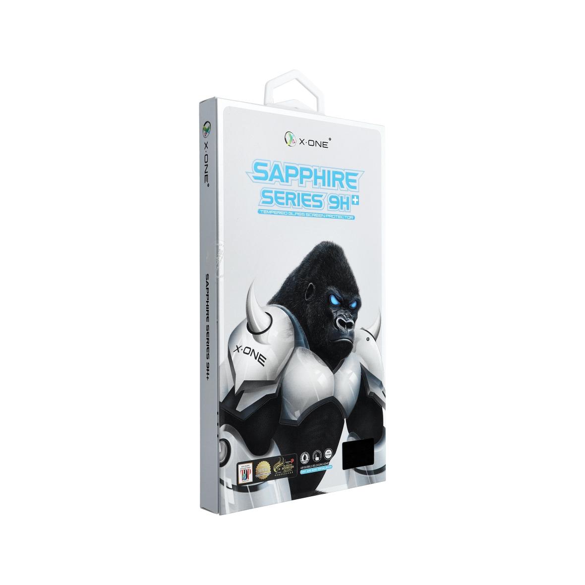 Szkło hartowane X-ONE 2.5D Full Cover SAPPHIRE - do iPhone 16 Pro/17/17 Pro