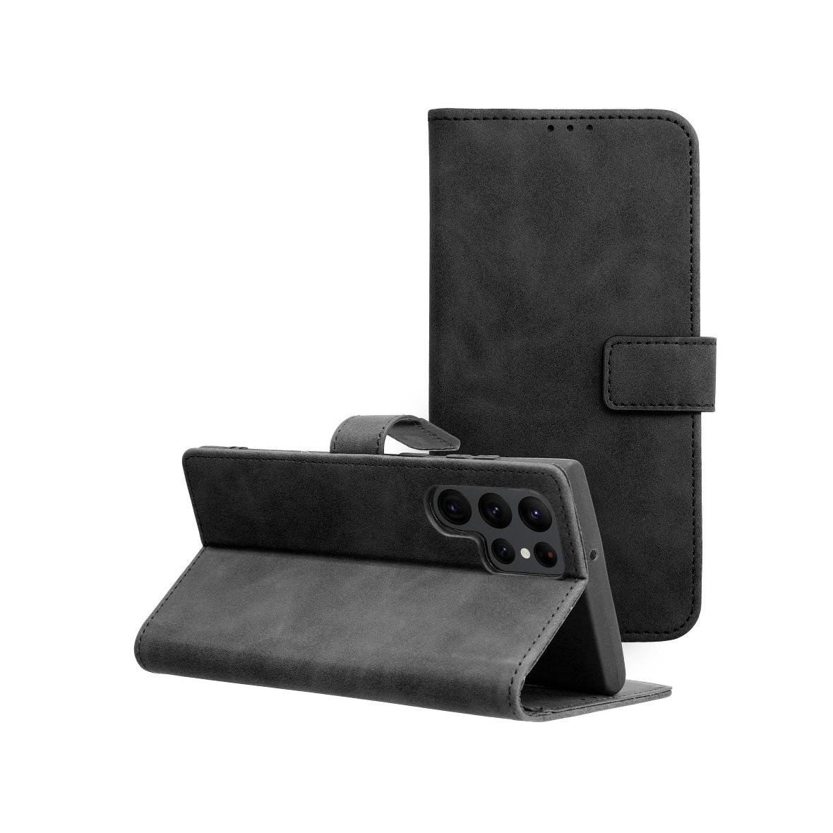 Etui z klapką na Samsung S22 ULTRA Tender Book czarne