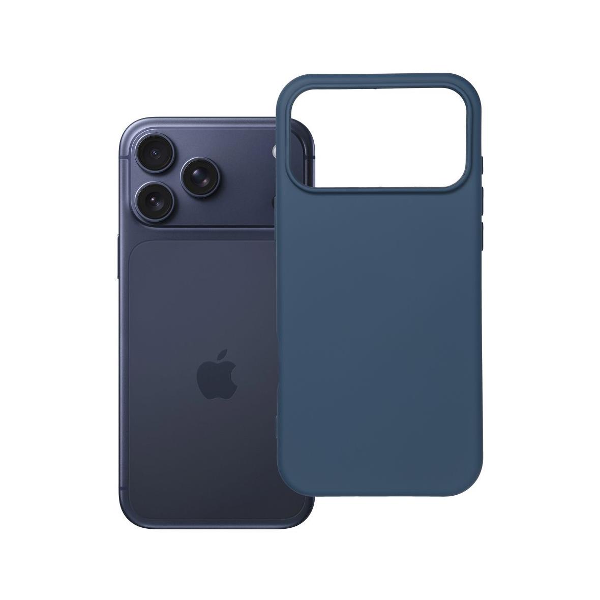 Futerał do iPhone 17 PRO MAX Silicone niebieski