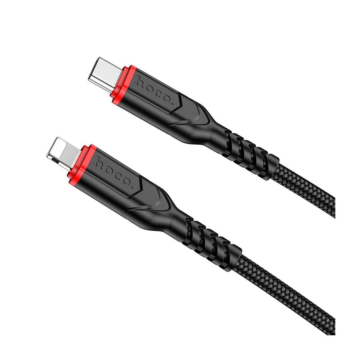 Kabel USB C do Lightning Hoco PD 3A 20W 1 m X59 czarny