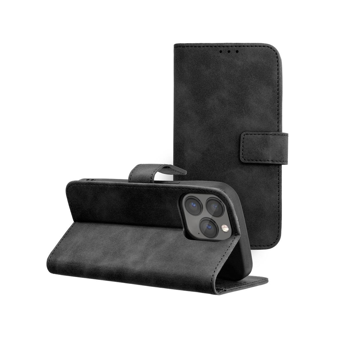 Etui z klapką na iPhone 13 PRO Tender Book czarne