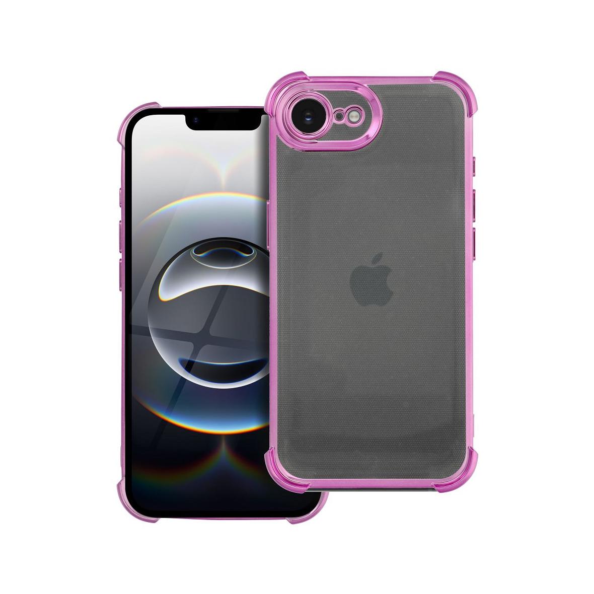 Futerał do iPhone 16e (SE 4 2025) / 17e Antishock Electro purpurowy