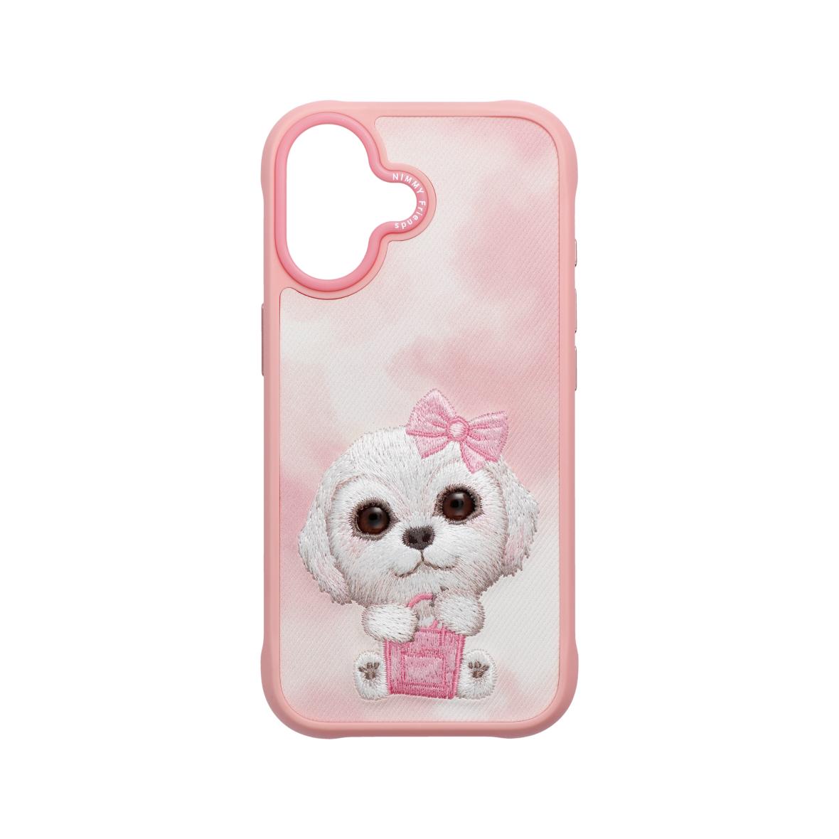 NIMMY futerał BIG EYED PET 2.0 Dog do IPHONE 17 różowy