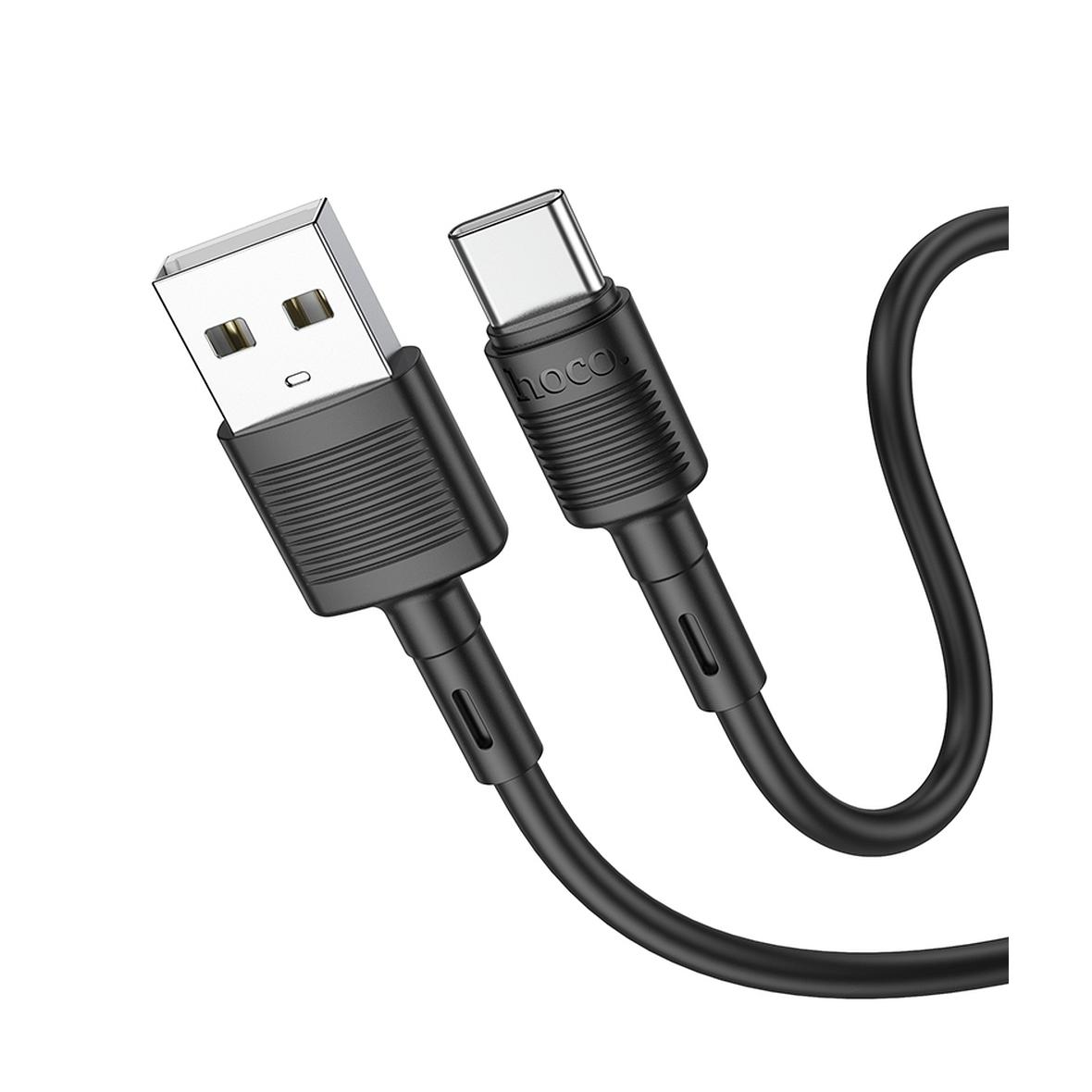Kabel USB A do USB C Hoco 3A 1 m X83 czarny