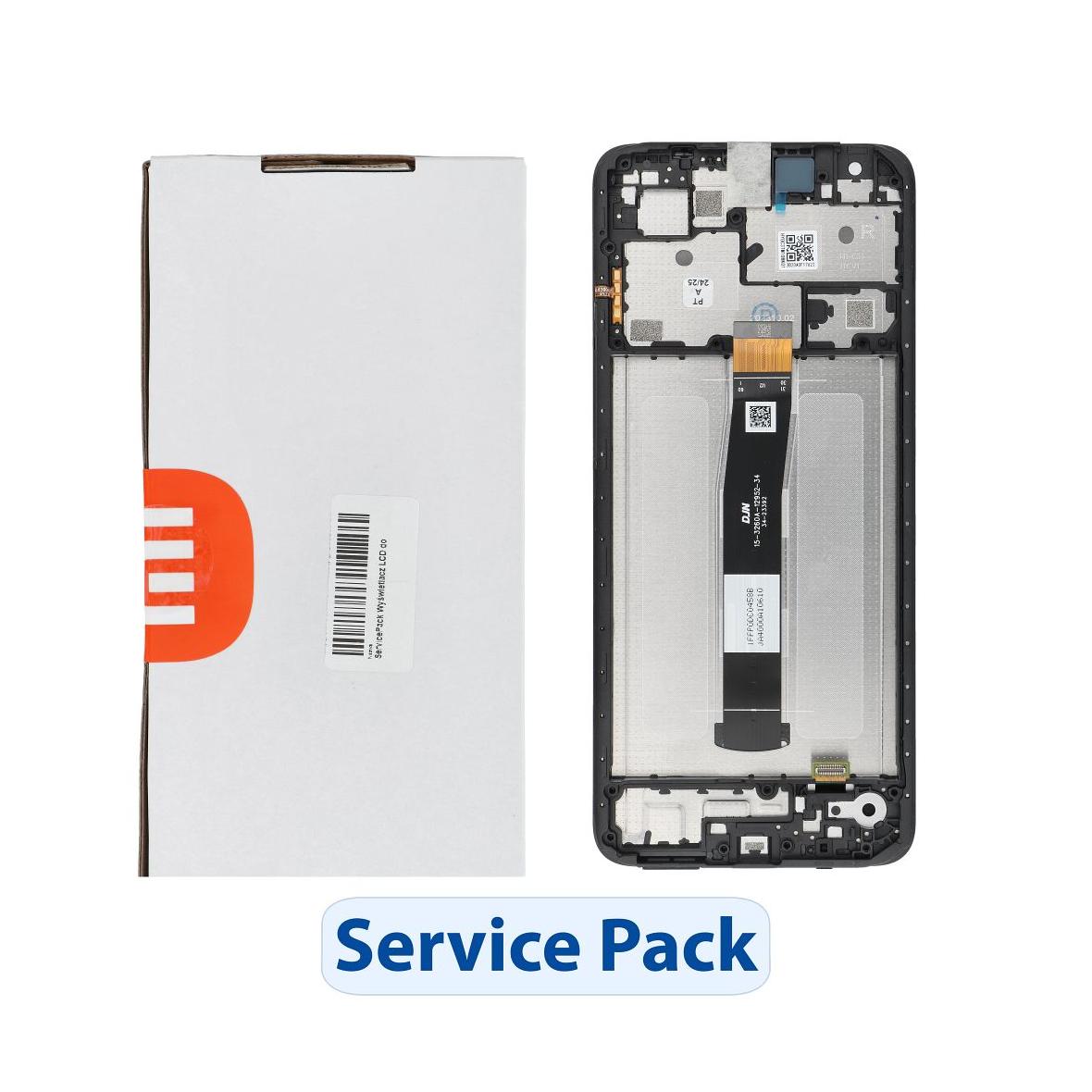 ServicePack Wyświetlacz LCD do XIAOMI Redmi 12C Gray 5600010C3T00