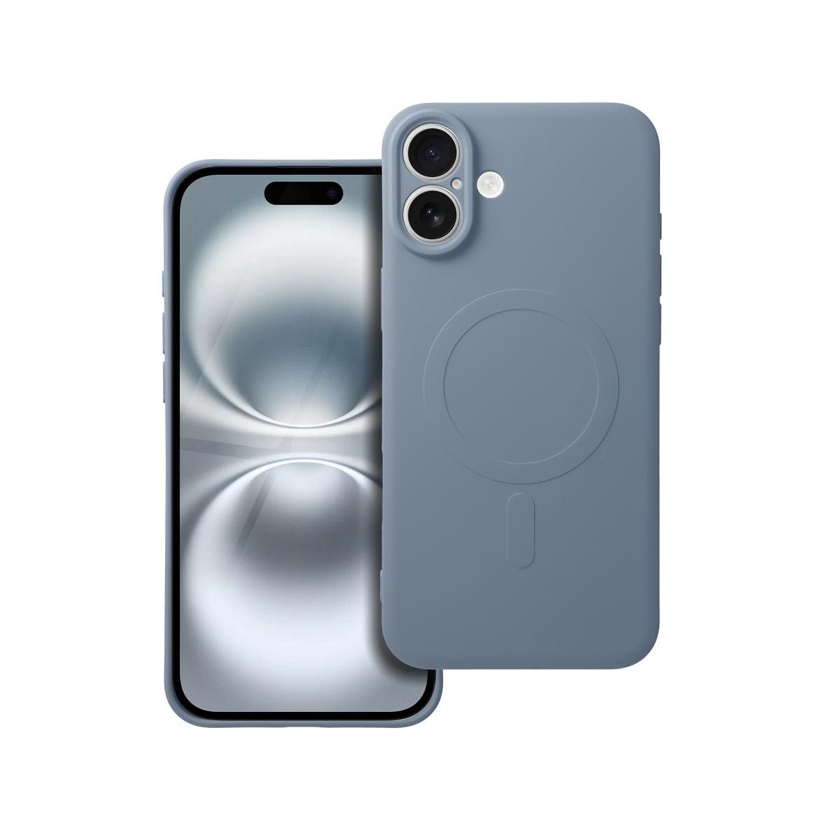 Futerał do Samsung A56 Silicone Mag Cover zgodny z MagSafe jasnoniebieski