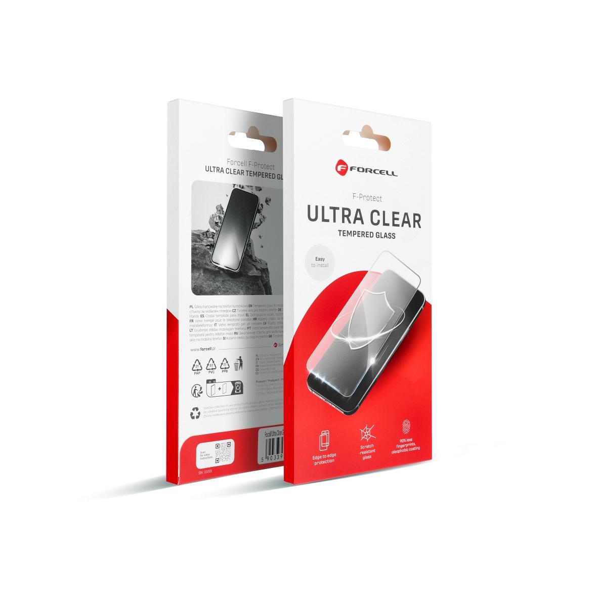 Szkło hartowane do iPhone 12 / 12 PRO Forcell Ultra Clear Glass czarne