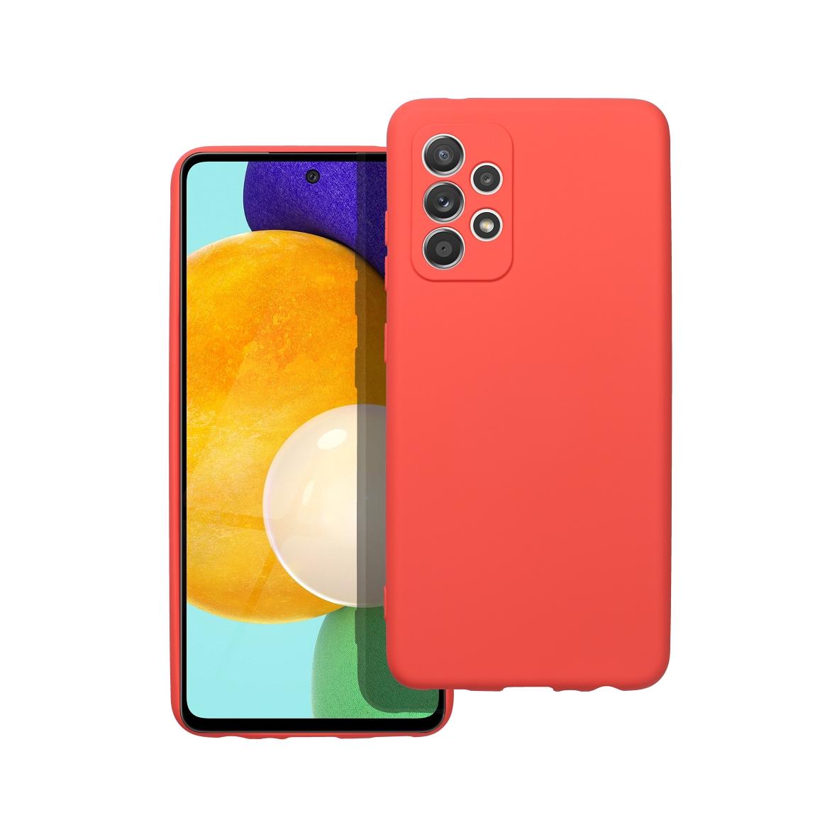 Futerał do Samsung A52 5G / A52 LTE ( 4G ) / A52S Silicone brzoskwiniowy