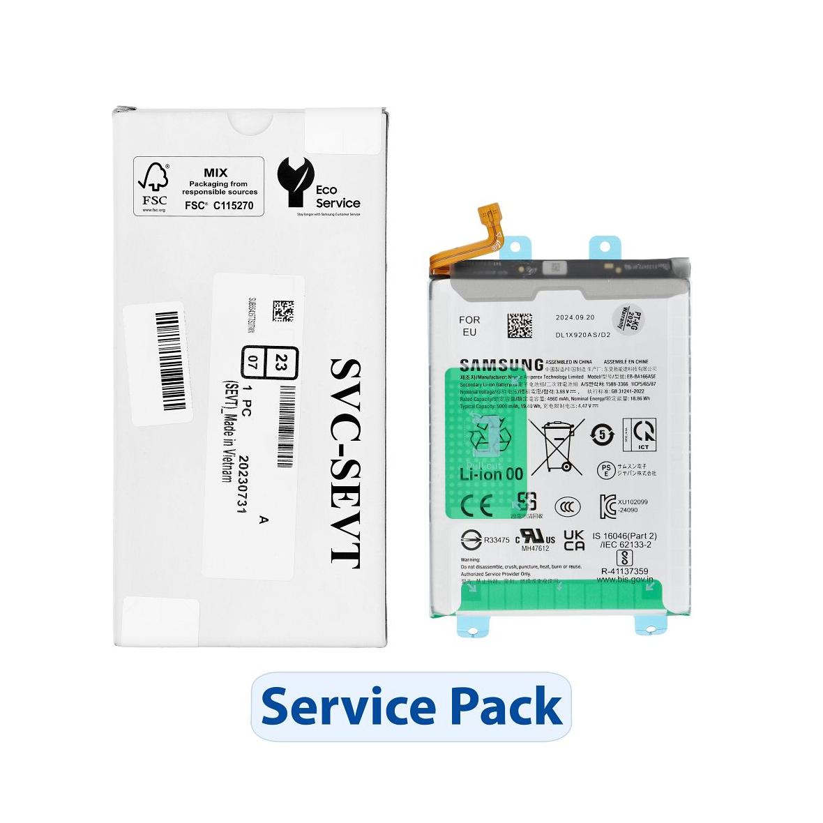 ServicePack Bateria GH82-36145A do SAMSUNG A16 A166B