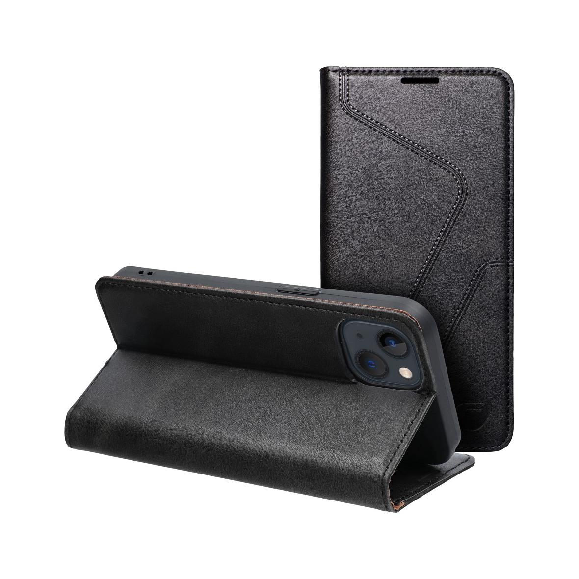 Pokrowiec na iPhone 13 Forcell F-Protect RFID Blocker Book czarny