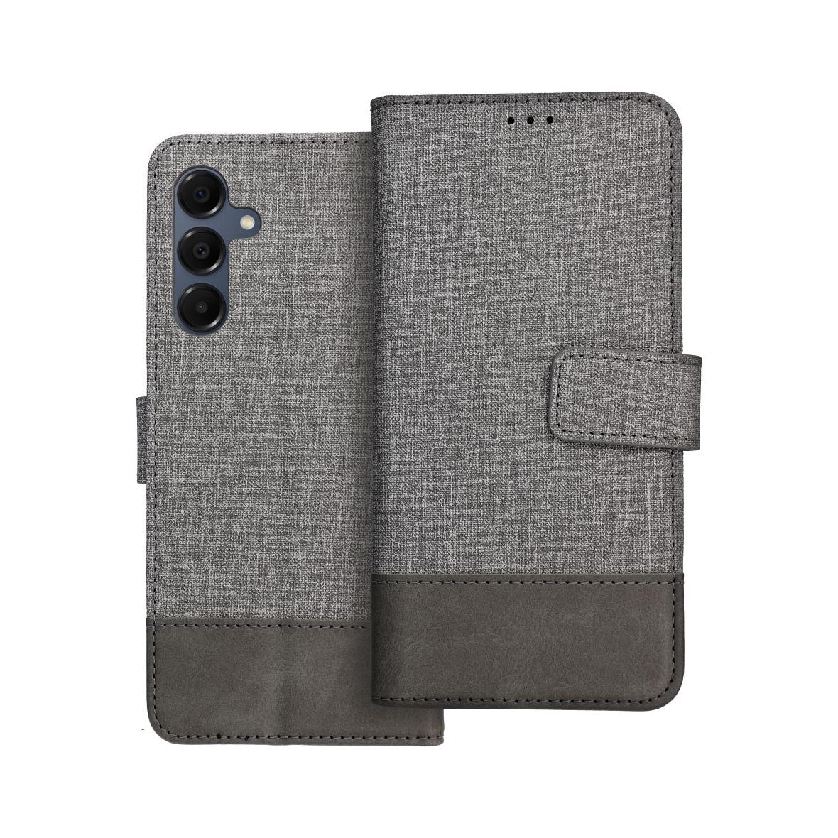 Etui z klapką na Samsung A16 5G Gomma Book szare
