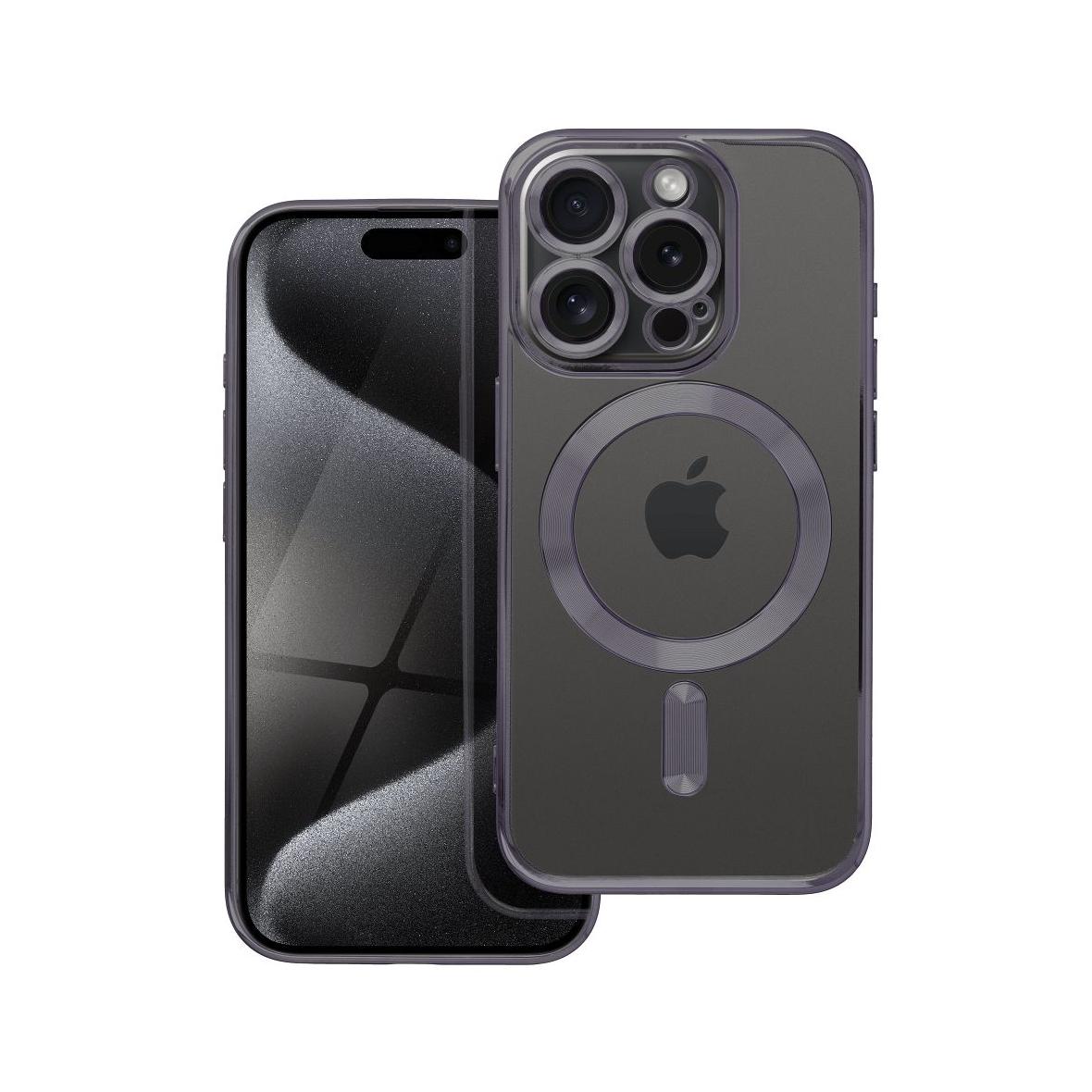Futerał do iPhone 15 PRO Electro Mag Cover zgodny z MagSafe czarny
