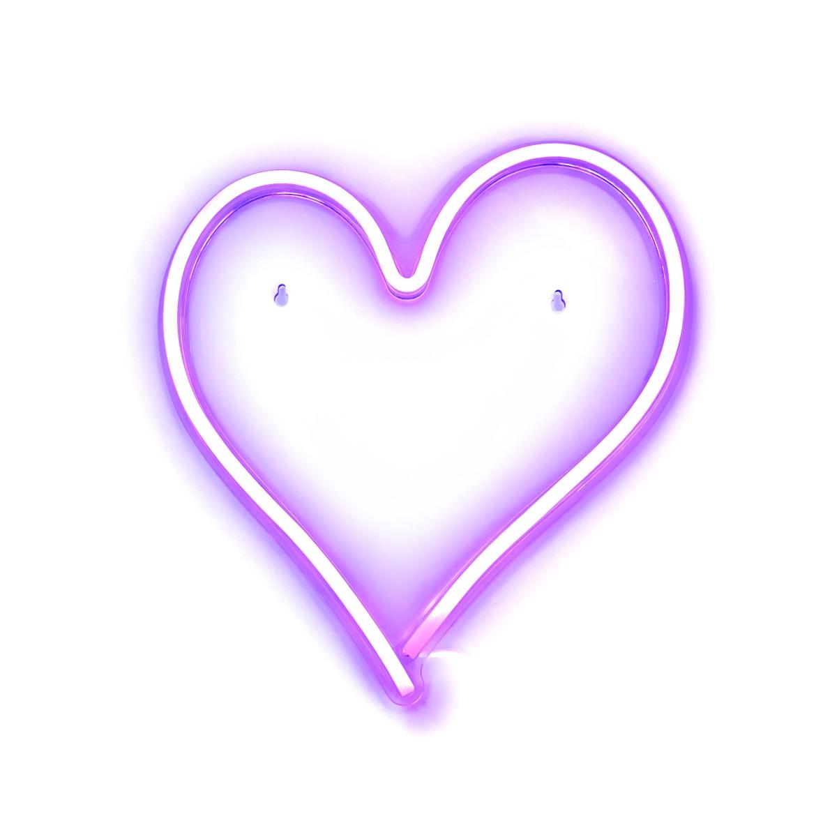 NEON NA ŚCIANĘ LED na USB - SERCE model